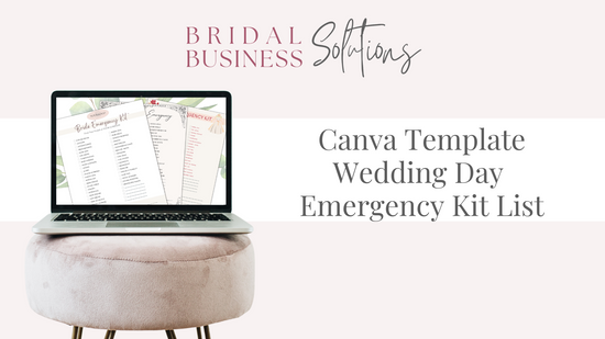 Editing Your Wedding Day Emergency Kit List